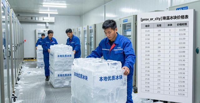 宁河降温冰块多少钱一吨？本地制冰厂报价来了