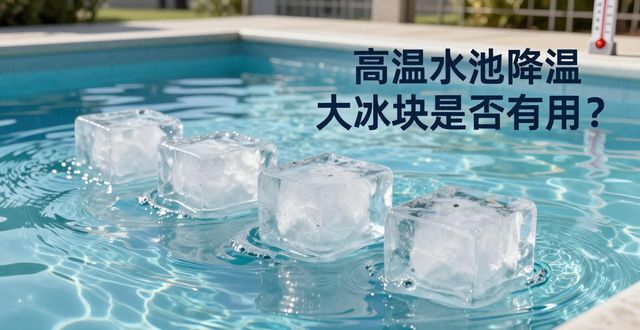 大冰块游泳池降温效果_宁河高温水池降温大冰块_冰块降温实际应用分析